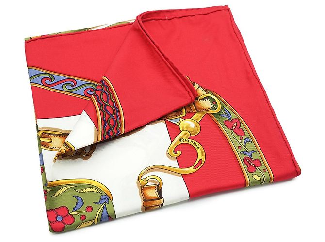 Hermès Carré in seta 90 multicolore - vista 9