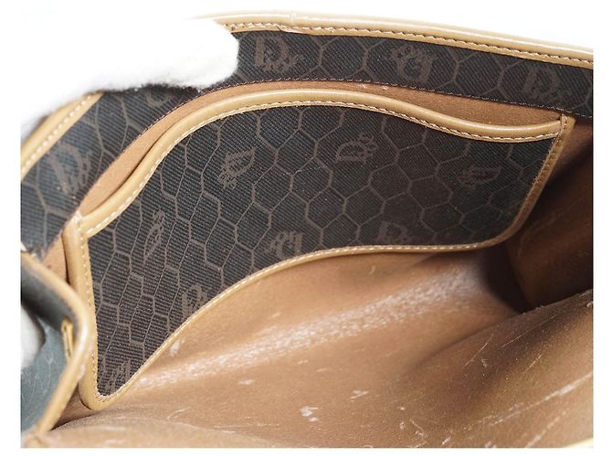 Dior Borsa a spalla clutch 2 in 1 a forma di nido d'ape Marrone - vista 11