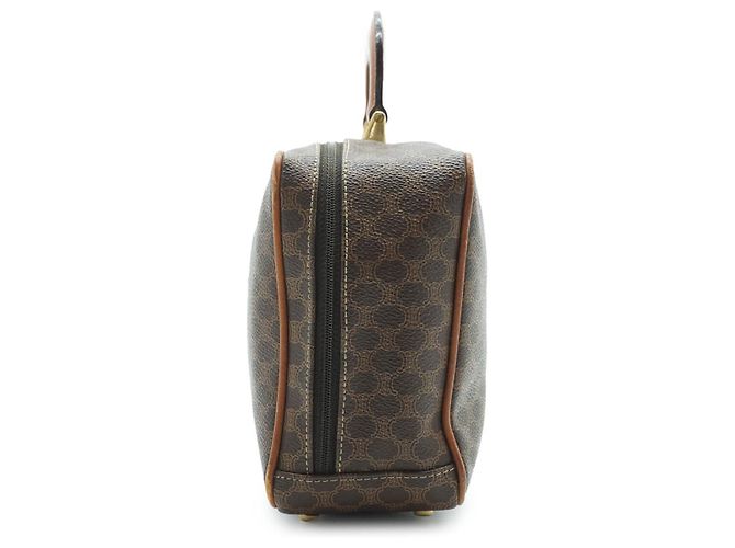 Céline Borsa a mano rettangolare Macadam con manico superiore Marrone - vista 3