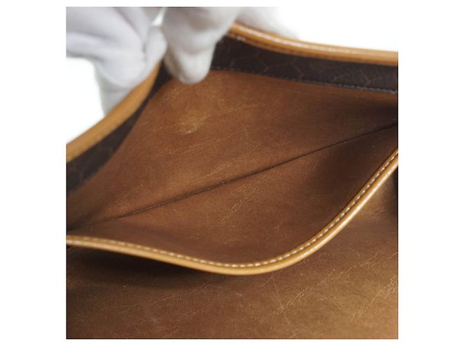 Dior Borsa a spalla con catena a nido d'ape Marrone - vista 13