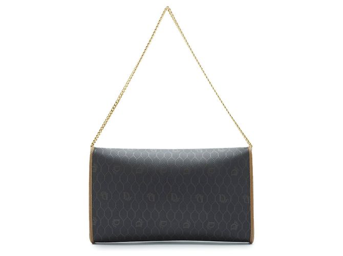 Dior Borsa a spalla con catena a nido d'ape Marrone - vista 2