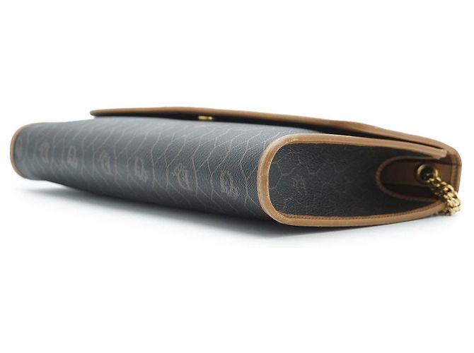 Dior Borsa a spalla con catena a nido d'ape Marrone - vista 7