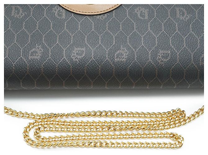 Dior Borsa a spalla con catena a nido d'ape Marrone - vista 9