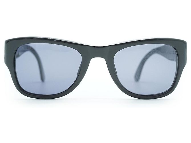 Chanel Gafas de sol con marco negro CC Logo - vista 3