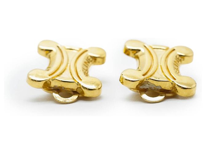 Céline Triomphe Ohrringe Gold Golden - Ansicht 5