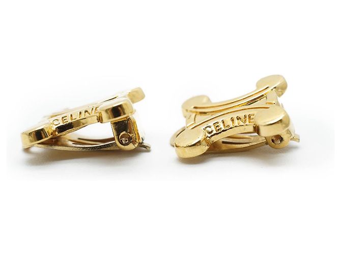 Céline Triomphe Ohrringe Gold Golden - Ansicht 6