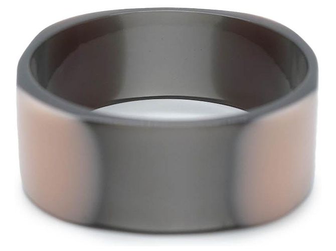 Chanel Bicolor CC Logo Armreif Schwarz - Ansicht 7