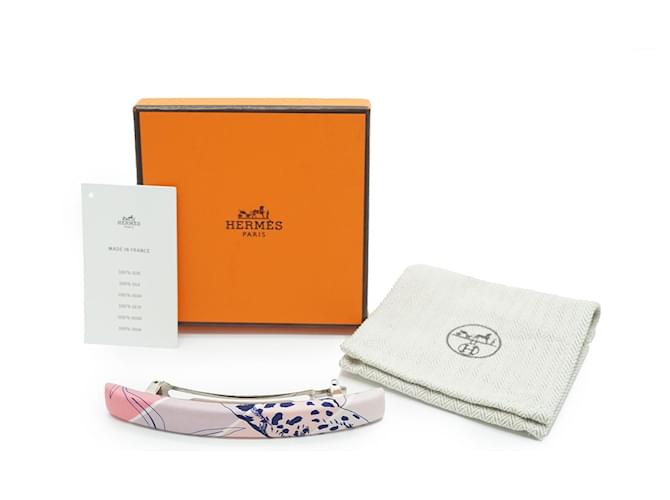 Hermès Eclipse Seidenhaarklammer Pink - Ansicht 10