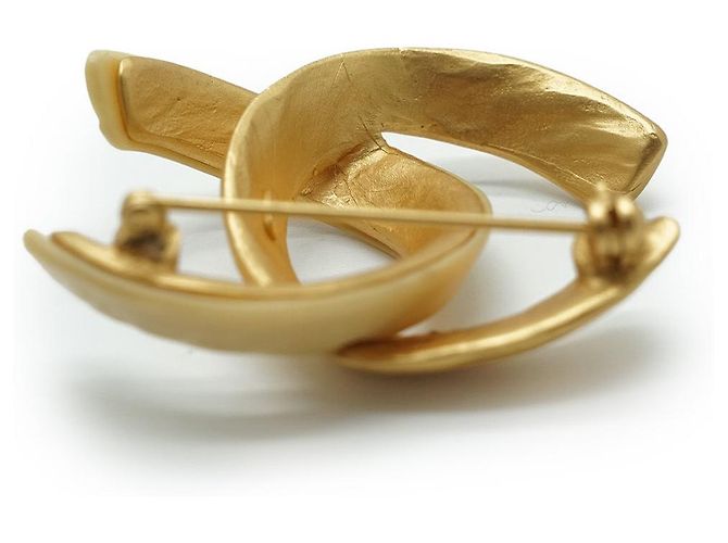 Chanel Spilla GP in oro avorio CC D'oro - vista 10