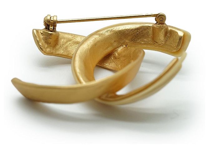 Chanel Spilla GP in oro avorio CC D'oro - vista 11