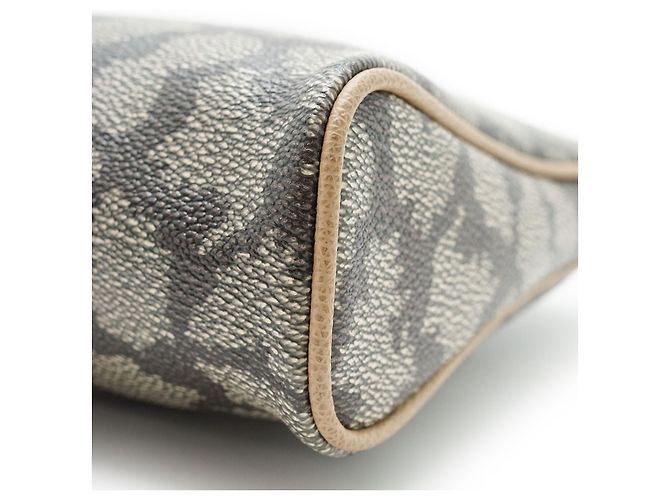 Yves Saint Laurent Clutch Vintage YSL Stampa Giraffa Marrone - vista 7
