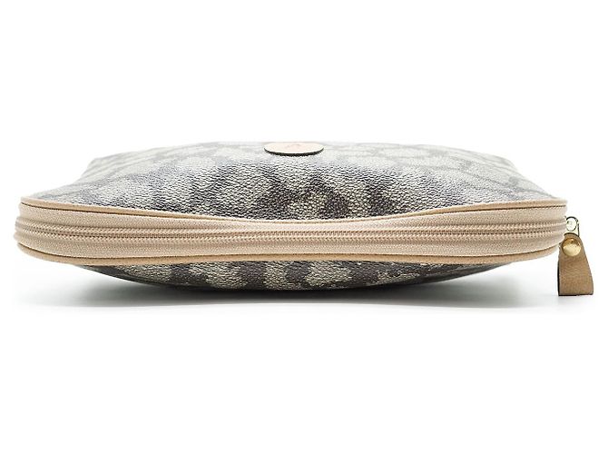 Yves Saint Laurent Clutch Vintage YSL Stampa Giraffa Marrone - vista 9
