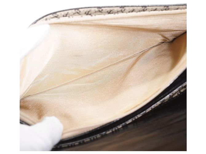 Yves Saint Laurent Clutch vintage trapuntato a forma di busta Nero - vista 12