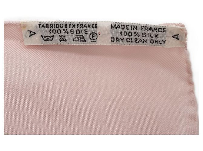 Hermès Halte en Camargue Seidenschal 90 Pink - Ansicht 6