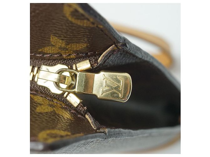Louis Vuitton Monogram Babylone Borsa a mano marrone pelle - vista 10
