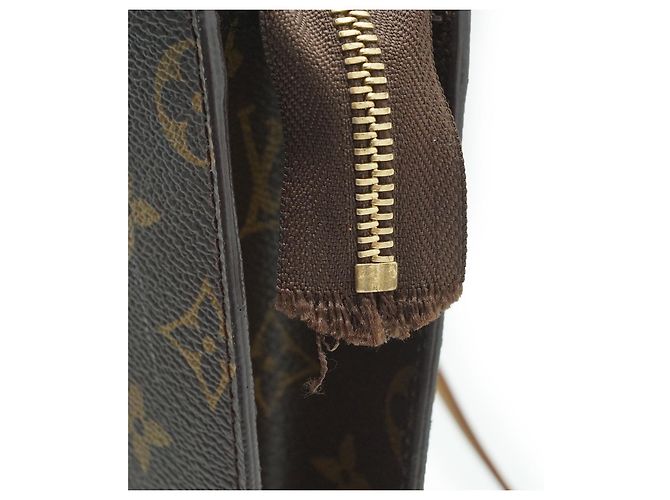 Louis Vuitton Monogram Babylone Borsa a mano marrone pelle - vista 17