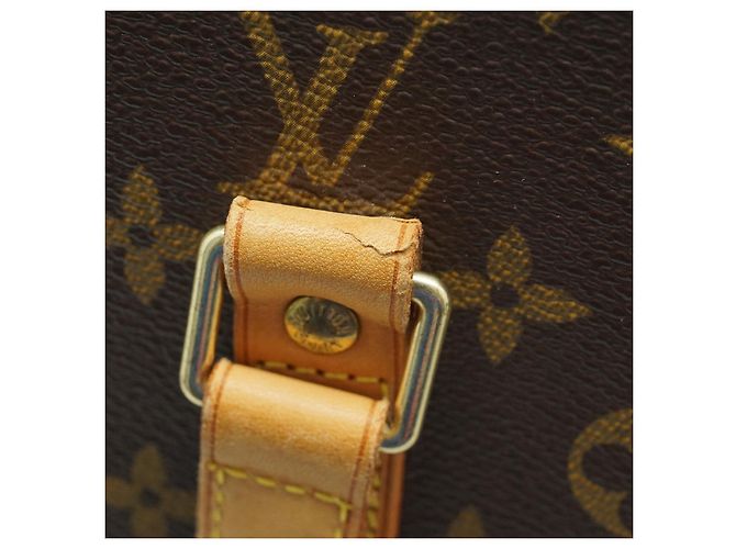 Louis Vuitton Monogram Babylone Borsa a mano marrone pelle - vista 18