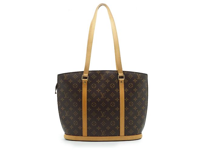 Louis Vuitton Monogram Babylone Borsa a mano marrone pelle - vista 2