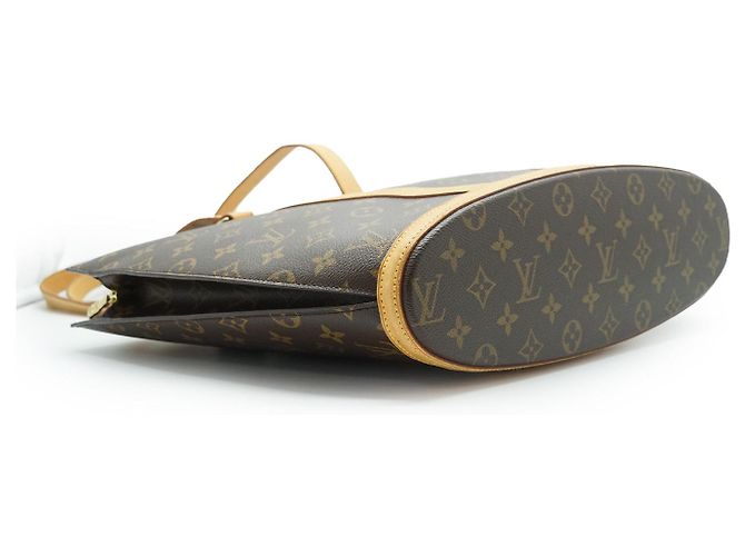 Louis Vuitton Monogram Babylone Borsa a mano marrone pelle - vista 6