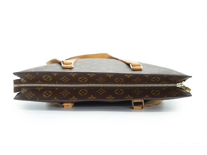 Louis Vuitton Monogram Babylone Borsa a mano marrone pelle - vista 8