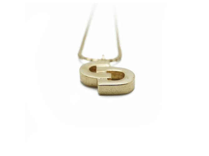 Dior Collar de oro con logo CD Dorado - vista 6