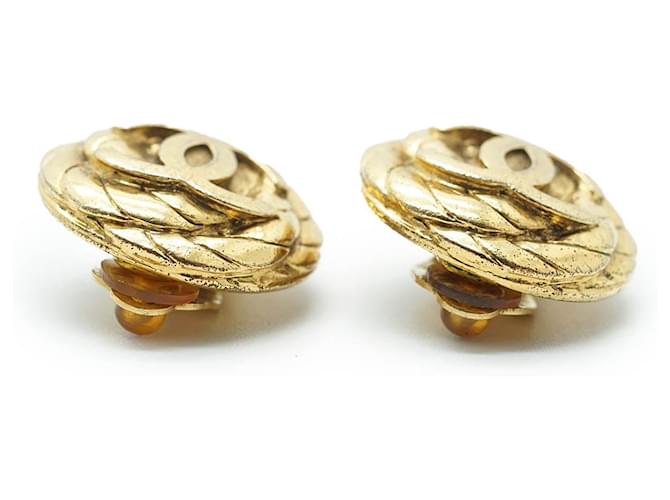 Chanel Orecchini a clip rotondi a spirale Coco Mark GP D'oro - vista 5