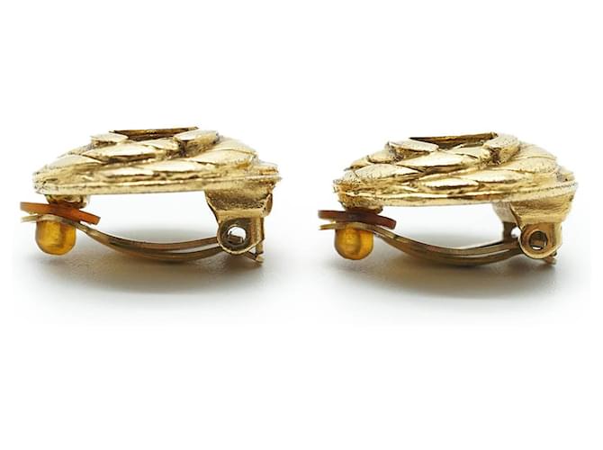 Chanel Orecchini a clip rotondi a spirale Coco Mark GP D'oro - vista 6