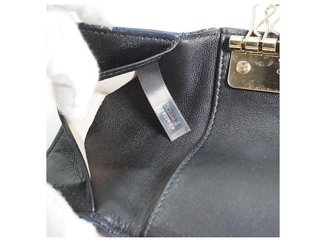 Chloé Bicolor 6-row Key Case Navy blue - view 13