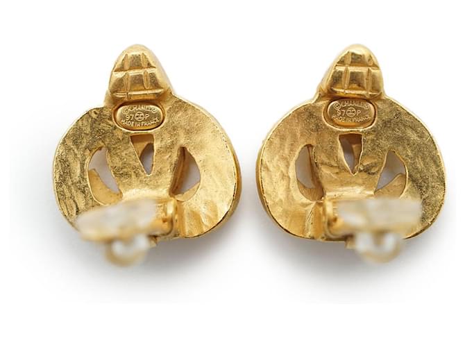 Chanel Orecchini a clip a forma di cuore Coco Mark GP D'oro - vista 7