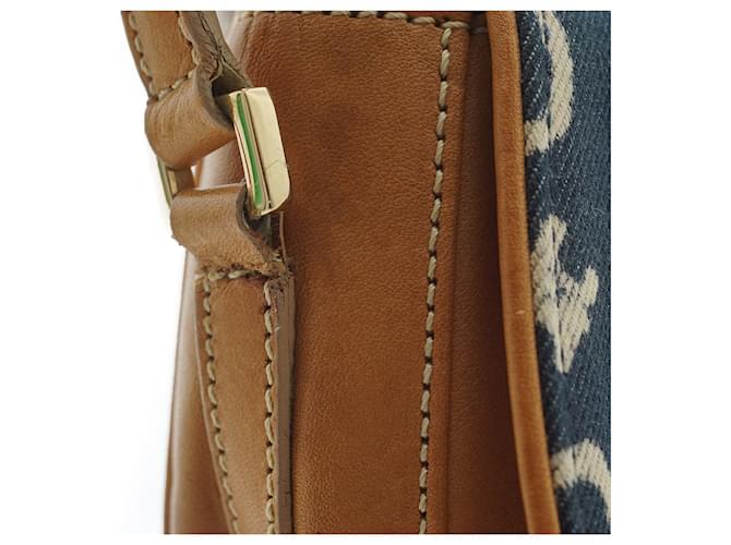 Céline Borsa a tracolla rotonda mini C Macadam Blu navy - vista 10