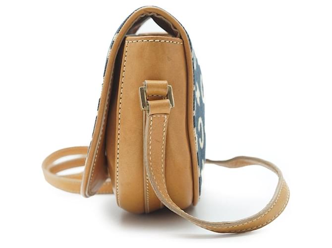 Céline Borsa a tracolla rotonda mini C Macadam Blu navy - vista 3