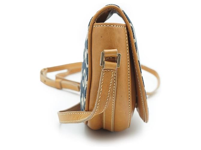 Céline Borsa a tracolla rotonda mini C Macadam Blu navy - vista 4