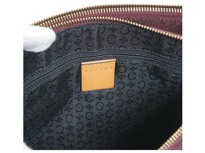 Céline Pochette Duo Spalla in Camoscio Macadam C Bordò - vista 12