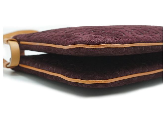 Céline Pochette Duo Spalla in Camoscio Macadam C Bordò - vista 6
