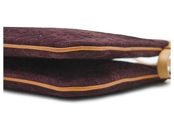 Céline Pochette Duo Spalla in Camoscio Macadam C Bordò - vista 7