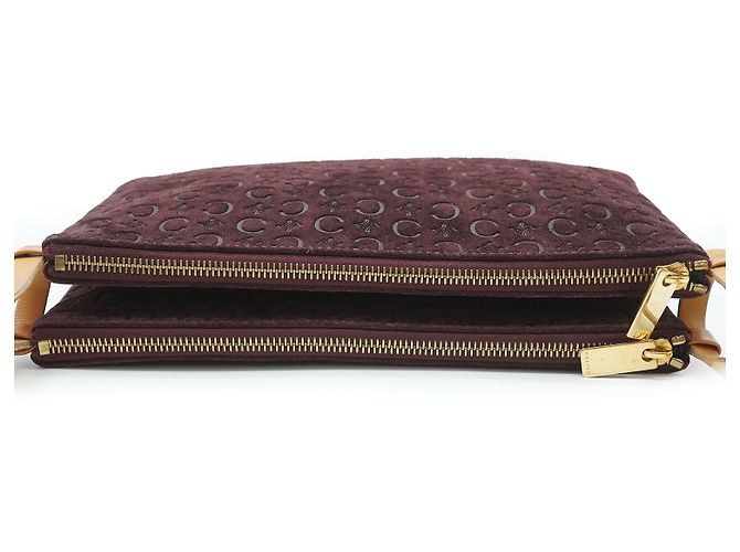 Céline Pochette Duo Spalla in Camoscio Macadam C Bordò - vista 8