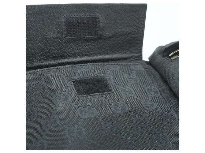 Gucci GG Canvas Bauchtasche Schwarz - Ansicht 11