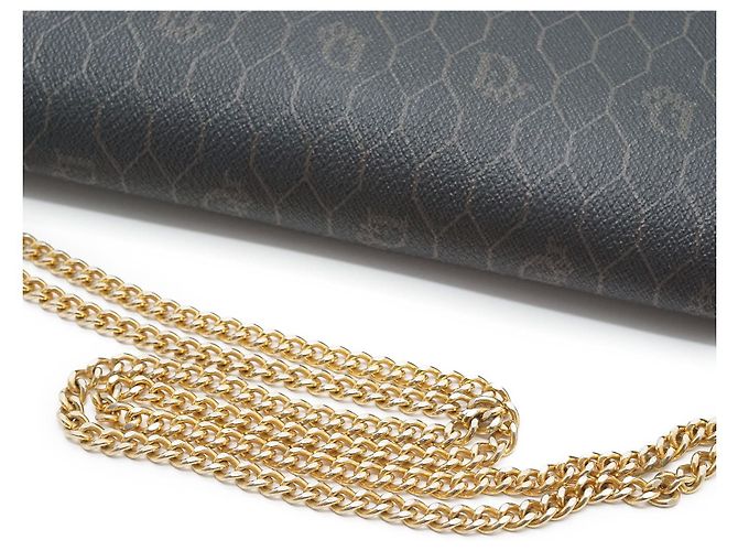 Dior Borsa a spalla con catena a nido d'ape Nero - vista 10