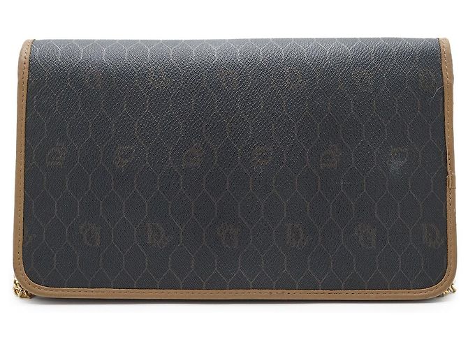 Dior Borsa a spalla con catena a nido d'ape Nero - vista 3