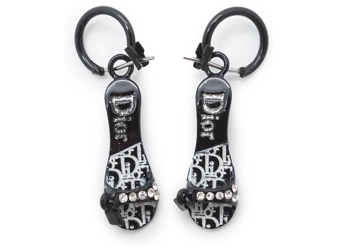 Dior Orecchini a forma di scarpa con tacco Nero - vista 2