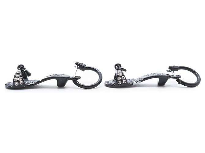Dior Orecchini a forma di scarpa con tacco Nero - vista 4