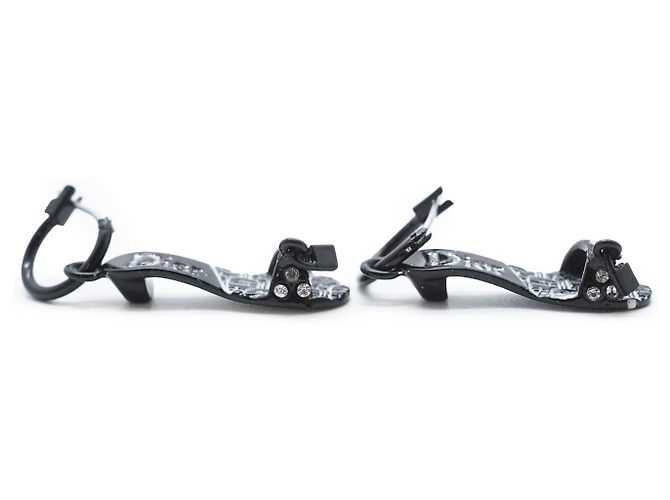Dior Orecchini a forma di scarpa con tacco Nero - vista 5