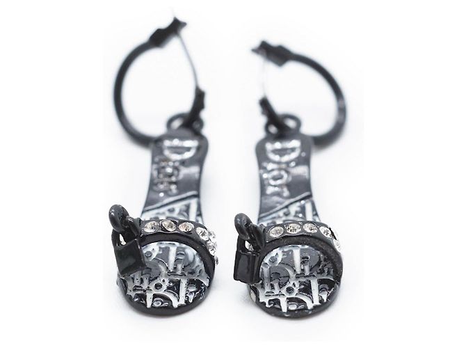 Dior Orecchini a forma di scarpa con tacco Nero - vista 7