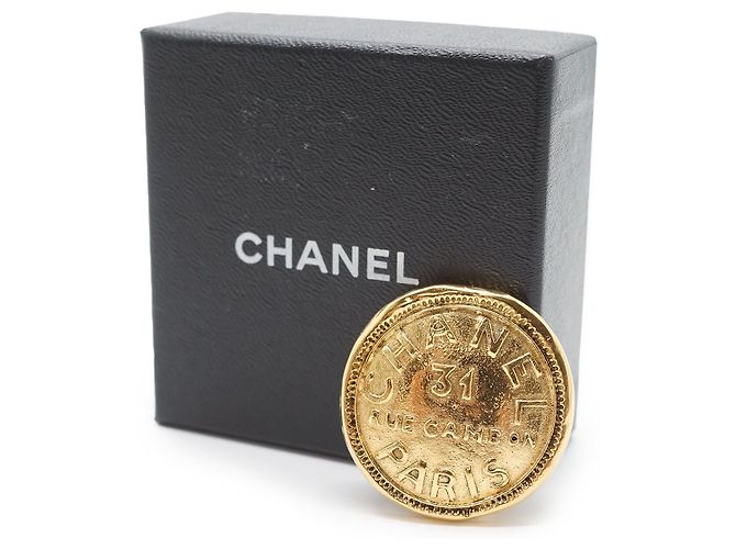 Chanel Spilla GP 31 Rue Cambon Parigi D'oro - vista 11