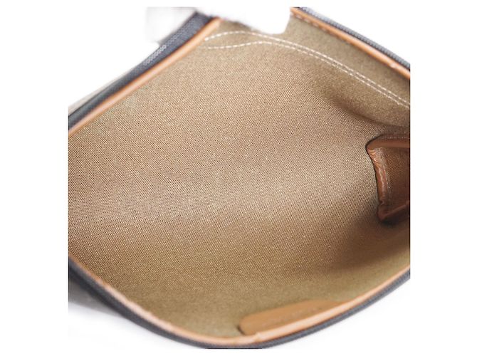 Pochette Dior Honeycomb in tela nera e pelle Nero - vista 11