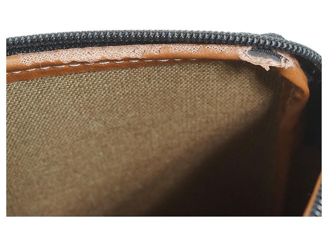Pochette Dior Honeycomb in tela nera e pelle Nero - vista 12