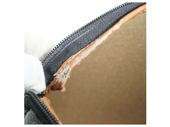 Pochette Dior Honeycomb in tela nera e pelle Nero - vista 13