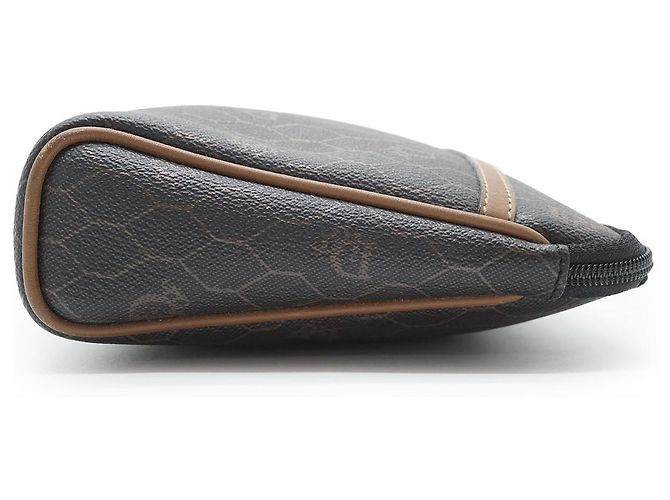 Pochette Dior Honeycomb in tela nera e pelle Nero - vista 4