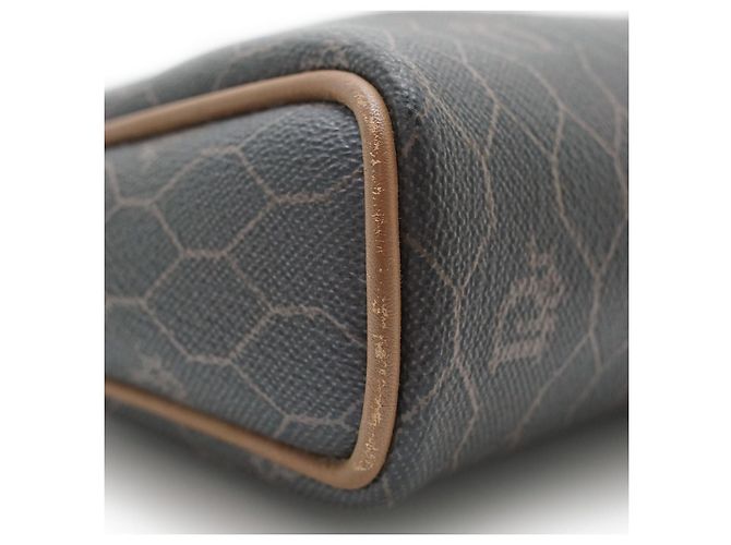Pochette Dior Honeycomb in tela nera e pelle Nero - vista 6