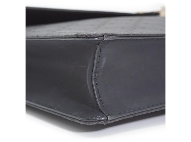 Gucci GG Lock Valigetta in pelle nera Nero - vista 6